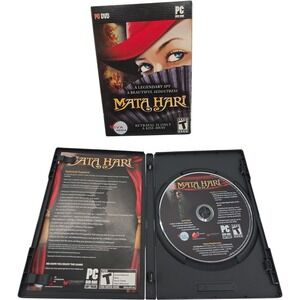 Mata Hari Betrayal Is Only A Kiss Away PC DVD ROM 2009 Adventure Spy Game